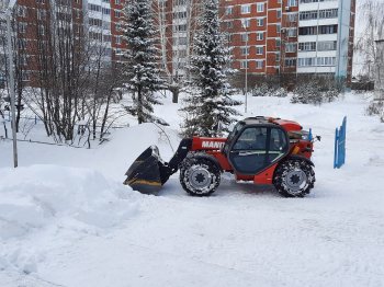 Ликвидация последствий снегопада.