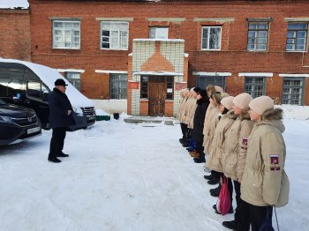 Посещение военкомата.